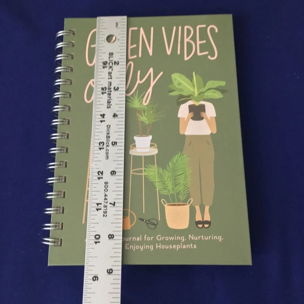 Green Vibes Only Guided Houseplant Journal